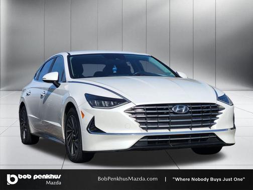 Hyper White 2021 Hyundai SONATA SEL
