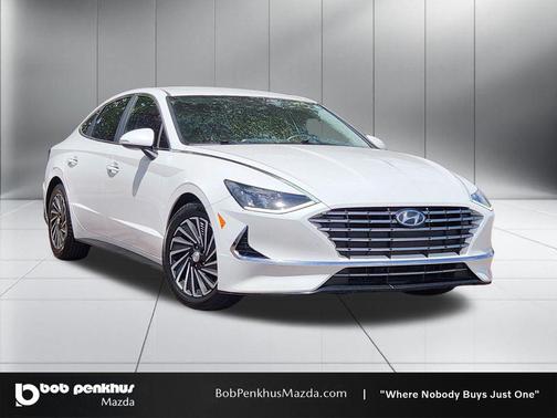 Hyper White 2021 Hyundai SONATA SEL