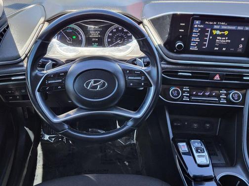 Hyper White 2021 Hyundai SONATA SEL