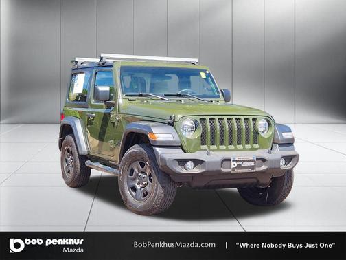 Sarge Green Clearcoat 2021 Jeep Wrangler Sport