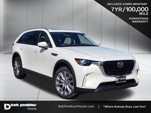 Rhodium White Premium 2026 Mazda CX-90 PHEV Preferred
