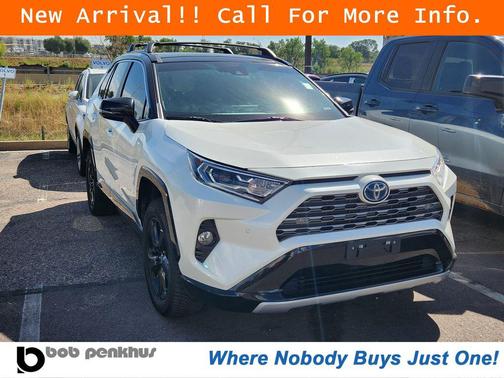 Midnight Black Metallic 2021 Toyota RAV4 Hybrid SE
