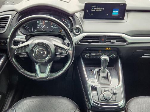 Sonic Silver Metallic 2021 Mazda CX-9 Grand Touring