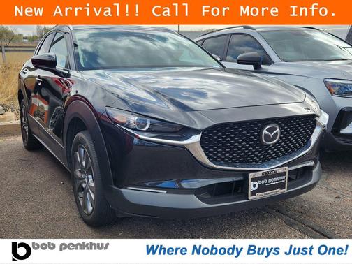 Jet Black Mica 2024 Mazda CX-30 2.5 S Preferred Package