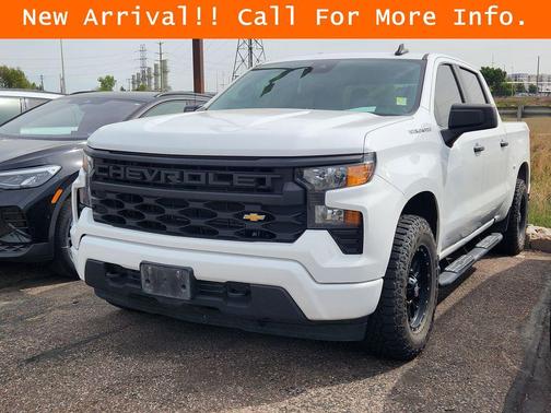 Summit White 2022 Chevrolet Silverado 1500 Custom