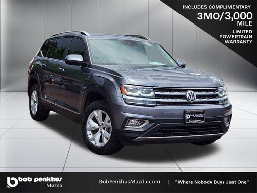 Platinum Gray Metallic 2018 Volkswagen Atlas 3.6L SEL