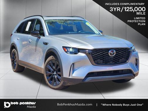 Sonic Silver 2025 Mazda CX-90 3.3 Turbo Premium Sport