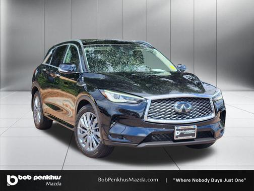 Black Obsidian 2024 INFINITI QX50 LUXE AWD