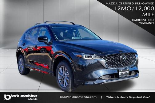 Jet Black Mica 2025 Mazda CX-5 2.5 S Preferred Package