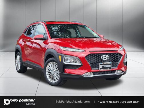 Pulse Red 2021 Hyundai KONA SEL Plus