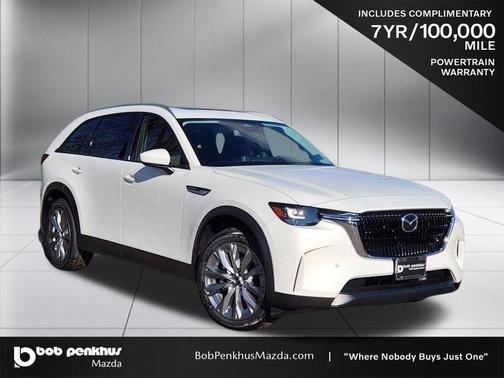 Rhodium White Premium 2026 Mazda CX-90 3.3 Turbo Preferred