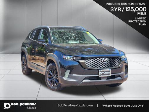 Jet Black Mica 2025 Mazda CX-50 Hybrid Preferred Package