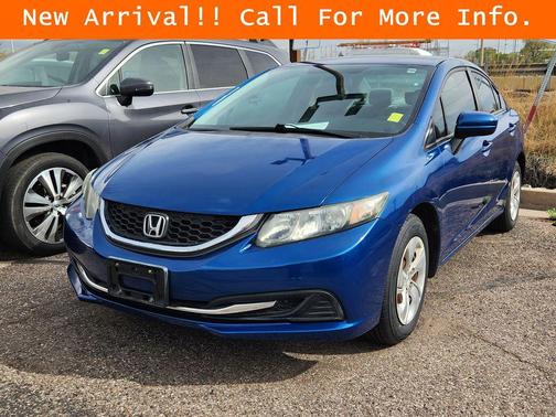 Dyno Blue Pearl 2015 Honda Civic LX