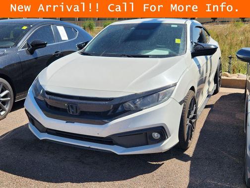 Platinum White Pearl 2019 Honda Civic Sport