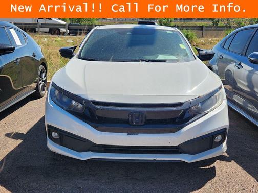 Platinum White Pearl 2019 Honda Civic Sport