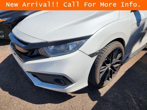 Platinum White Pearl 2019 Honda Civic Sport