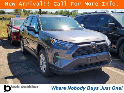 Magnetic Gray Metallic 2025 Toyota RAV4 Hybrid XLE