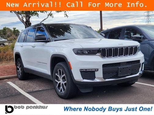 Bright White Clearcoat 2024 Jeep Grand Cherokee L Limited