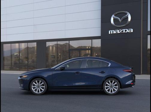 Deepcrystalblue 2026 Mazda Mazda3 FWD w/Preferred Package