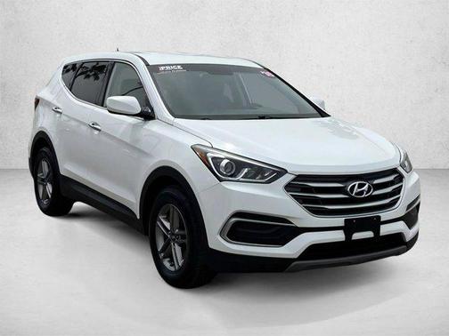Pearl White 2018 Hyundai Santa Fe Sport 2.4L