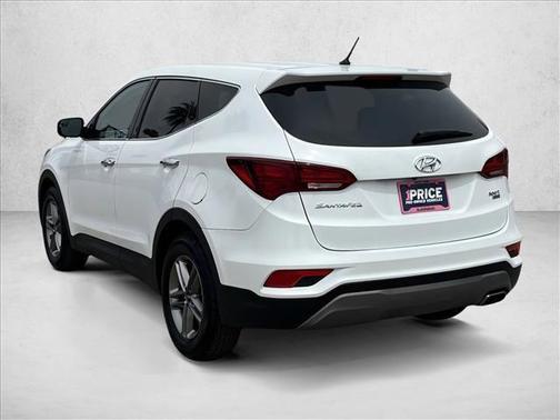 Pearl White 2018 Hyundai Santa Fe Sport 2.4L