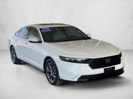 Platinum White Pearl 2026 Honda Accord Hybrid EX-L
