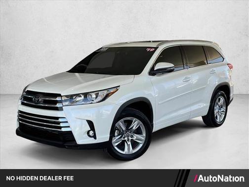 Blizzard Pearl 2019 Toyota Highlander Limited
