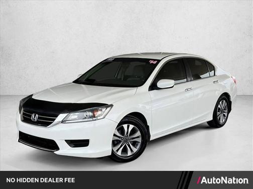 White Orchid Pearl 2014 Honda Accord LX