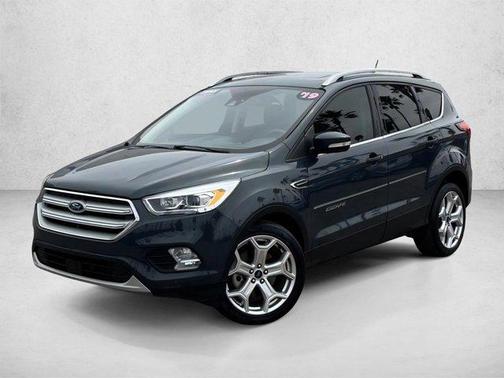 Lightning Blue Metallic 2019 Ford Escape Titanium