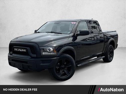 Diamond Black Crystal Pearlcoat 2022 RAM 1500 Classic Warlock Crew Cab 4x4 5'7' Box