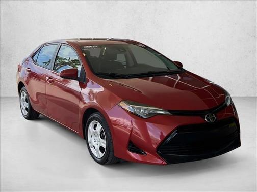 Barcelona Red Metallic 2017 Toyota Corolla LE