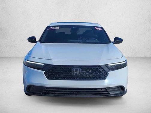 Platinum White Pearl 2023 Honda Accord Hybrid Sport