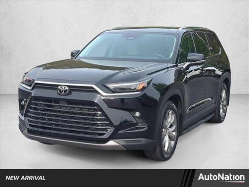 Midnight Black Metallic 2025 Toyota Grand Highlander Limited