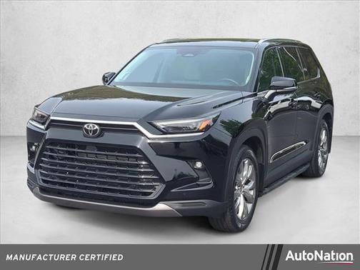 Midnight Black Metallic 2025 Toyota Grand Highlander Limited