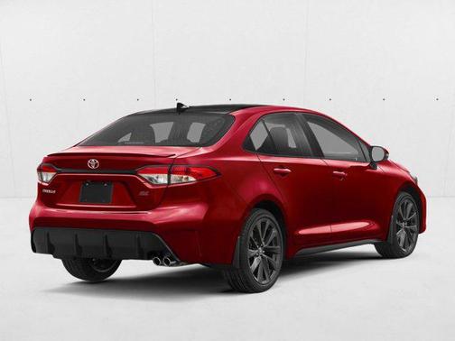 Ruby Flare Pearl/Midnight Black Metallic 2026 Toyota Corolla SE