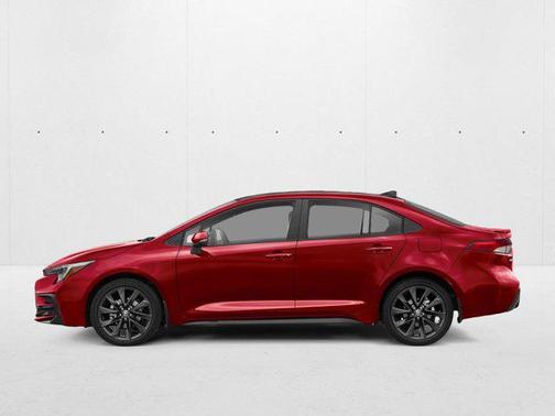 Ruby Flare Pearl/Midnight Black Metallic 2026 Toyota Corolla SE