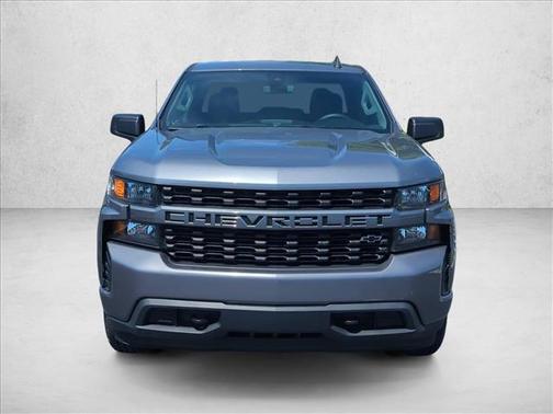 Satin Steel Metallic 2021 Chevrolet Silverado 1500 Custom