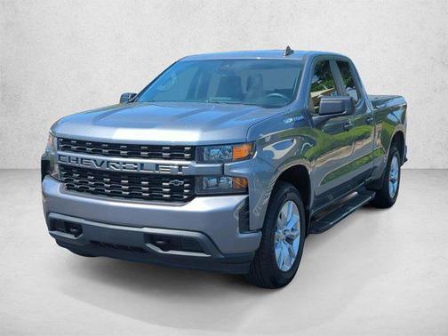 Satin Steel Metallic 2021 Chevrolet Silverado 1500 Custom
