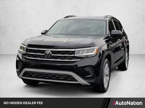 Black 2023 Volkswagen Atlas 2.0T SE w/Technology