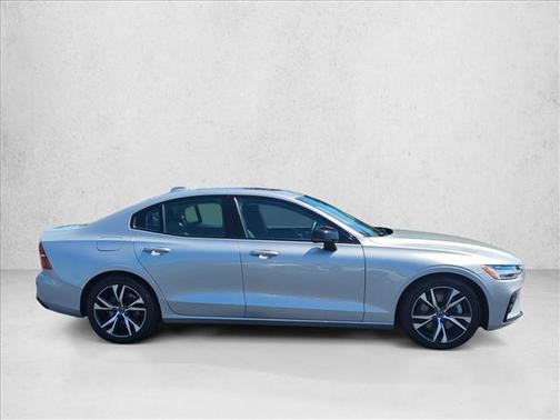 Silver 2024 Volvo S60 B5 Core Dark Theme