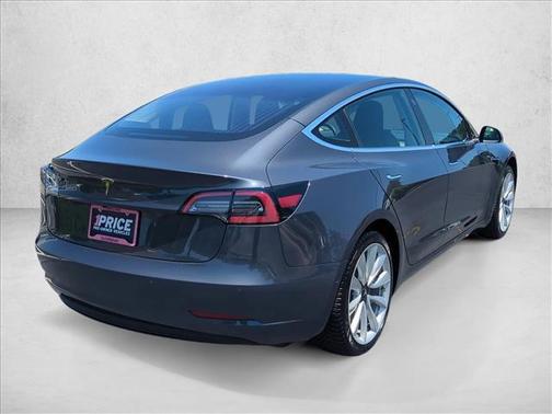 Silver 2018 Tesla Model 3 Long Range
