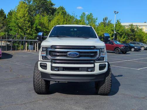 Star White Metallic Tri-Coat 2021 Ford F-250 Platinum
