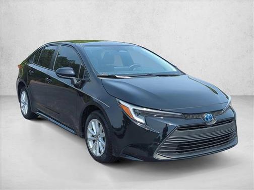 Midnight Black Metallic 2024 Toyota Corolla Hybrid SE