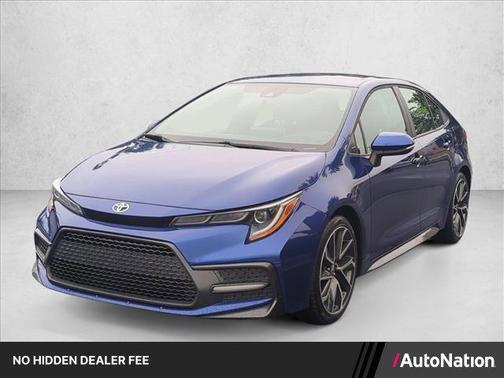 Blue Crush Metallic 2020 Toyota Corolla SE