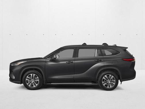 Midnight Black Metallic 2026 Toyota Highlander Hybrid XLE