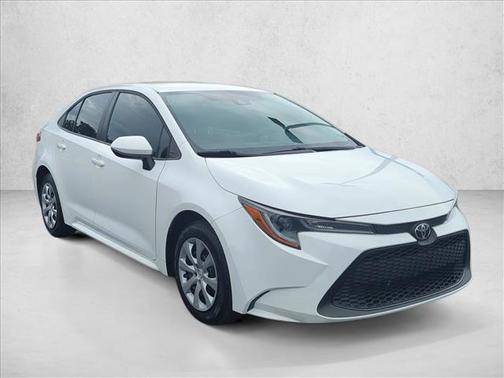 White 2022 Toyota Corolla LE
