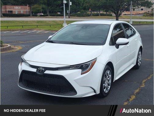 White 2022 Toyota Corolla LE