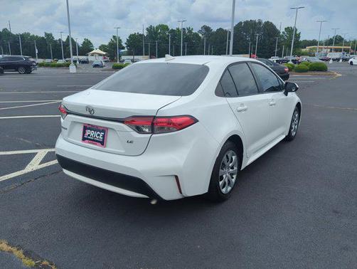 White 2022 Toyota Corolla LE