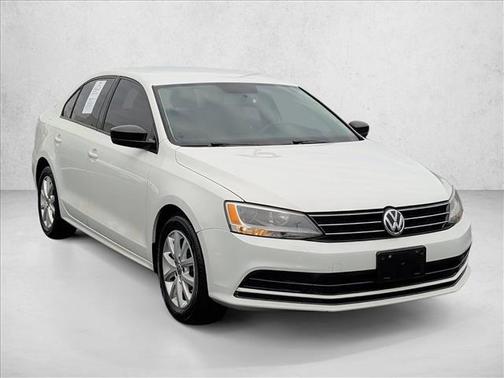 Pure White 2015 Volkswagen Jetta 1.8T SE