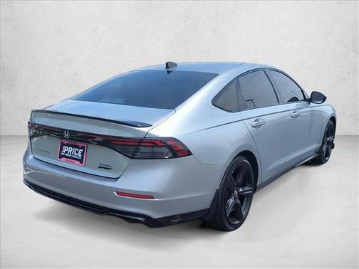Solar Silver Metallic 2024 Honda Accord Hybrid Sport-L